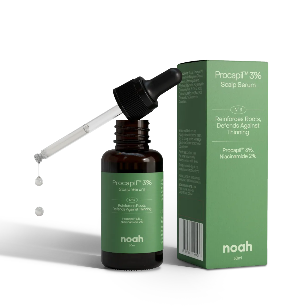 Procapil 3% serum and box
